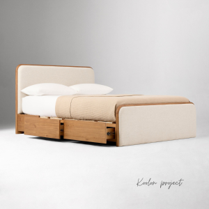 Tempat Tidur Minimalis Modern dengan Laci Storage