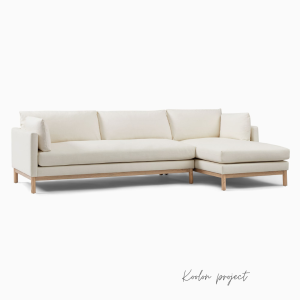 Sofa L Shape Minimalis Kayu Jati