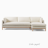 Sofa L Shape Minimalis Kayu Jati - Gambar 3