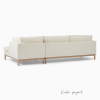 Sofa L Shape Minimalis Kayu Jati - Gambar 2