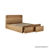 Tempat Tidur Jati Laci – Solusi Penyimpanan & Gaya Natural - Gambar 2