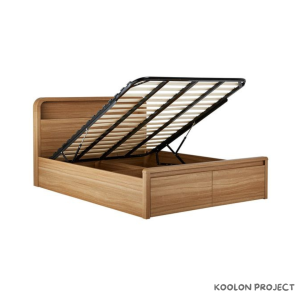 Tempat Tidur Jati Laci – Solusi Penyimpanan & Gaya Natural
