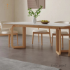 Set Meja Makan Minimalis Kayu Jati - Gambar 2