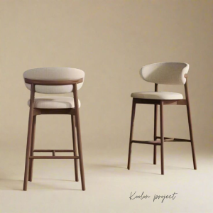 Bar Stool Minimalis Kayu Jati Solid