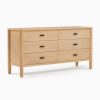 Credenza Minimalis 6 Laci Kayu Jati – Simpanan Rapi & Elegan - Gambar 6