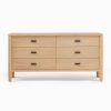 Credenza Minimalis 6 Laci Kayu Jati – Simpanan Rapi & Elegan - Gambar 4