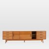 Cabinet TV Minimalis Retro Kayu Solid - Gambar 3