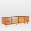 Cabinet TV Minimalis Retro Kayu Solid - Gambar 4