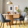 Dining Chair Mid-Century Upholstered - Gambar 6