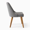 Dining Chair Mid-Century Upholstered - Gambar 3