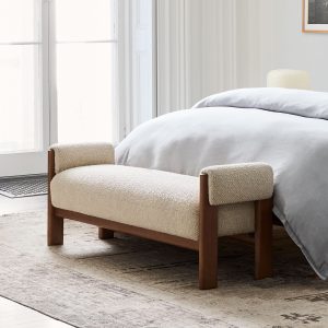 bangku kayu jati minimalis dudukan royal foam