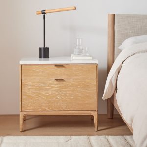 Nakas Kayu Jati Finishing White Wash Minimalis & Elegan