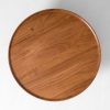 Meja Kopi Bulat (Round Coffee Table) – Kayu Jati Solid Natural, Desain Minimalis Elegan - Gambar 5