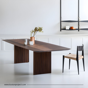Set Meja Makan Minimalis Kayu Jati Elegan