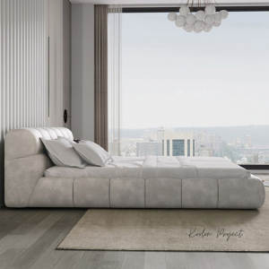 Tempat Tidur Upholstery Minimalis Modern